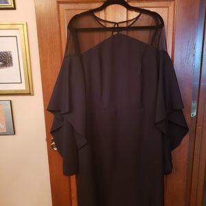 Eloquii Scuba Bell Sleeve Dress